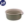 Basket Double-Layer Household Washing  And Vegetables Hollow Storage20*9*24CM