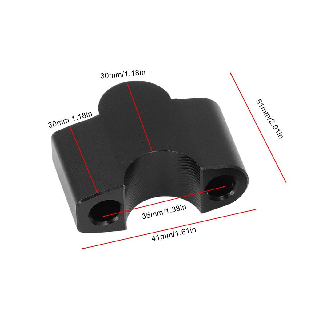 30mm Motorcycle Handlebar Riser Kit for Eliminator 400 450 SE & Z650RS - T6063 Aluminum Alloy, Reduce Riding Fatigue