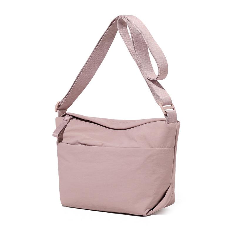 

Женская сумка через плечо однотонная сумка кроссбоди розовый