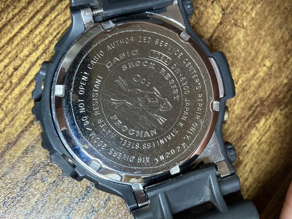 [USED] G-SHOCK DW-6300 First Generation FROGMAN Working Condition No Hydrolysis
