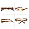 TUREZING Reading Glasses Women Men Wide Leg Rectangular Frame HD Lens Computer Magnifying Glasses Work Prescription Eyeglasses