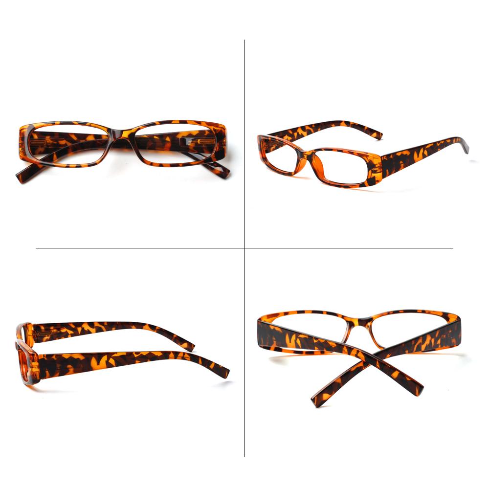 TUREZING Reading Glasses Women Men Wide Leg Rectangular Frame HD Lens Computer Magnifying Glasses Work Prescription Eyeglasses