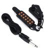 Guitar Soundhole Pickup, Acoustic Guitar Amplifier, Acoustic Guitar Pickup Transducer with Tone & Volume Controller, Easy Installation, Sound