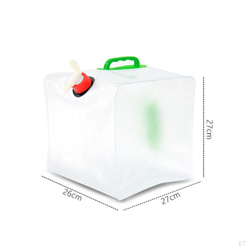 Collapsible Water Container Bag Bottle Carrier Equipment Bucket Tank Storage