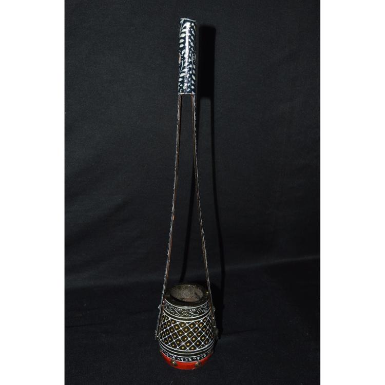 Indian Traditional String Instrument Gopichand Ektara Hand Painted Folk Music Instrument | Rustic Handmade Musical Decor