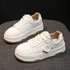 Leather Little White Shoes Women's Shoes Velvet Spring New Thick Baseplate Shoes Panda Shoes Casual Sports Shoes Women's