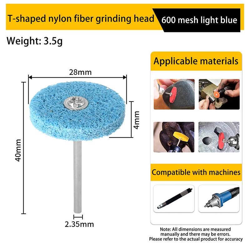 

2/11 шт. Набор абразивных полировальных дисков хвостовик 3/32 -2,35 мм для очистки, шлифовки, удаления ржавчины, зачистки кромок металла, дерева, камня A7