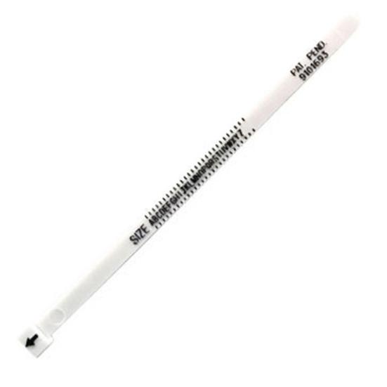 Plastic Ring Size Ruler Gauge Jewelry Finger Circle Surrounding Measuring Tool