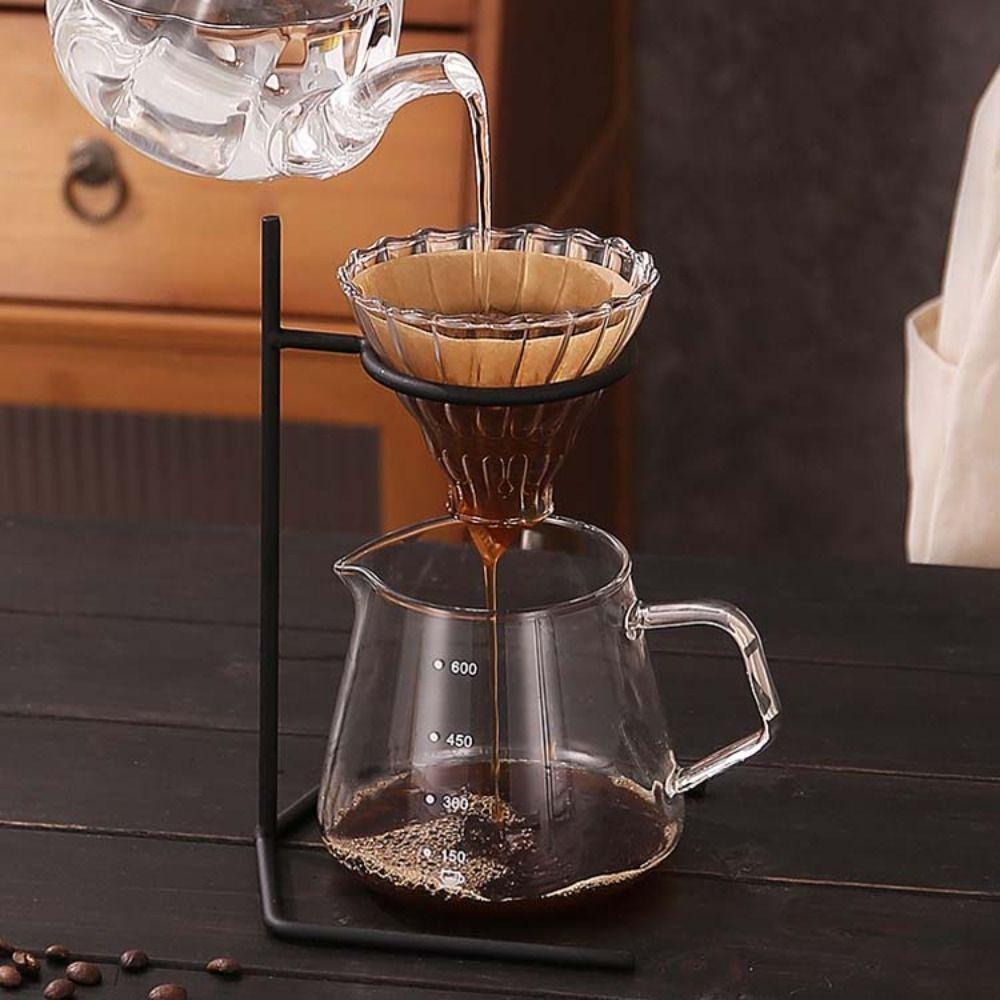 

Stable Drip Coffee Filter Holder Stainless Steel Hand-brewed Bracket Coffee Filter Rack Outdoor Style E
