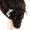 Perle für Frauen Kopfschmuck Scheibe Haarnadel U-Form Haaraccessoires Haargabel Blumen Haarstab