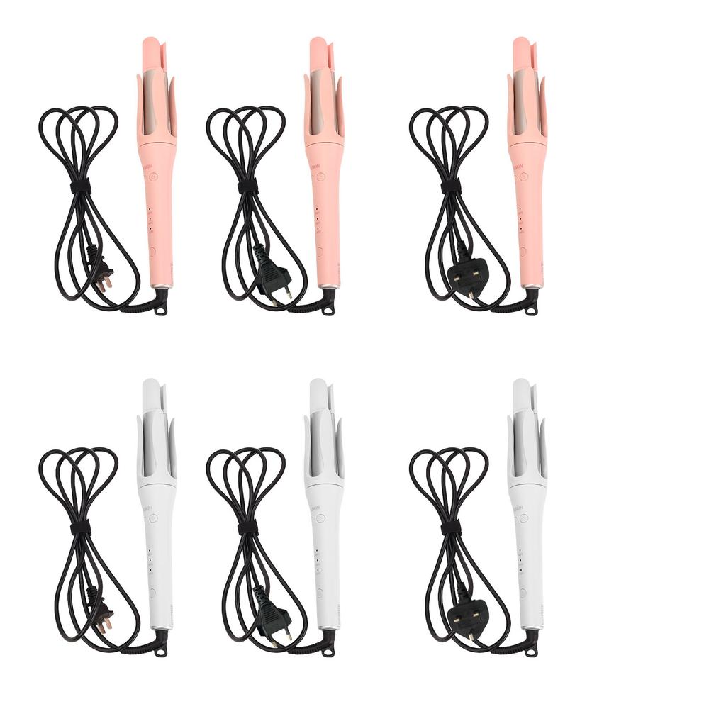 Automatic Hair Curler 3 Temperature Settings Auto Shut Off Anti Scald Rotating Curling Wand for Hair