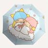 1pc Little Twin Stars Cloud Umbrella with Plastic Handle,Suitable for All Seasons Home Travel Outdoor UmbrellaSanlio136