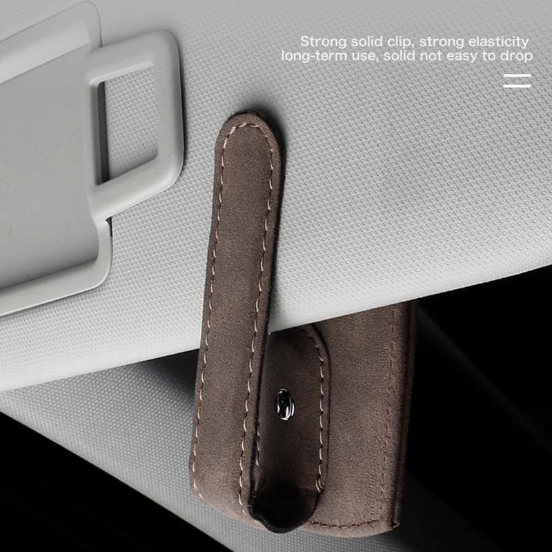 PPFX2 Car Sun Visor Glasses Box Sunglasses Clip Card Ticket Holder For Lexus LS LC RZ IS350 ES300 GS350 CT200h GX460 LX570 RX500h NX30