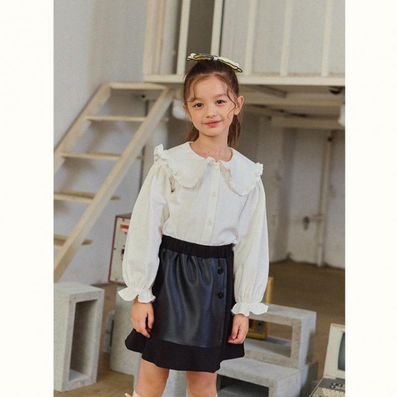  Olivan  Wrap Short Skirt Pants  Black 