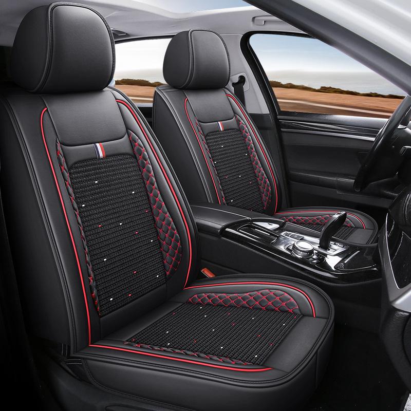 Ice Silk 4-Season Car Seat Cushion Universal Fit