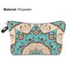 Cosmetic Bag Vintage Print Large Capacity Portable Lightweight Exquisite Toiletry Clutch Bag for Vacation