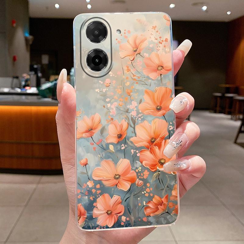 Case For Xiaomi Redmi A5 Flower Butterfly Phone Shells For Redmi A5 4G Soft Silicone Transparent Funda TPU Protective Back Cover