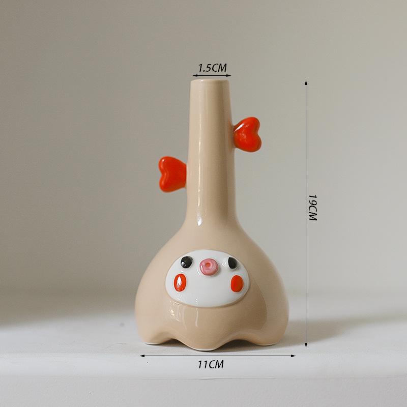 Adorable Animal Ceramic Succulent Pot for Desktop Decoration