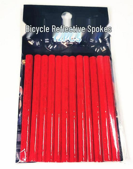 Universal Reflective Bicycle Wheel Spoke Strips for Mountain Bikes