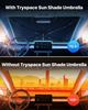 For Tesla Model Y/3 2020-2026 Windshield Sun Shade Umbrella Nano-Ice-Crystal Coatings Protect Car from Sun Rays & Heat Damage