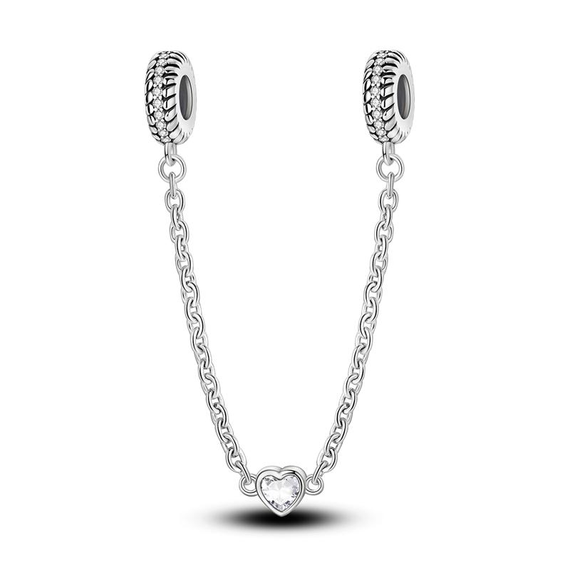 Copper Clips Copper Stars Moon Sun Daisy Clip Charms Butterfly Safety Chain Fit Original Bracelet Diy Jewelry Gifts