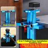 Cabinet Door Mounting Jig with Support Arm Clamp Metal Hand Tool Installing Cabinet Door Mounting Clamp Positioning Tool