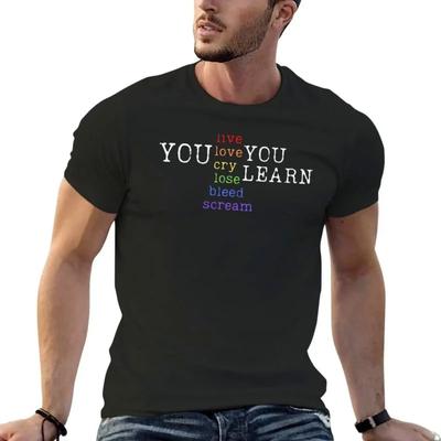 Neuer Du lernst Alanis Morissette Aufkleber Druck T-Shirt Poster Tasche T-Shirt T-Shirt kurz Anime Kleidung Herren Vintage T-Shirts