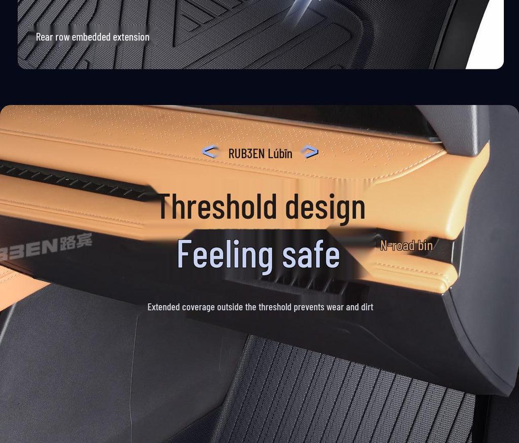 Lu Bin TPE Floor Mats: Full Coverage for Galaxy E5/Xingyuan/Xingjian 7/Xingyao 8