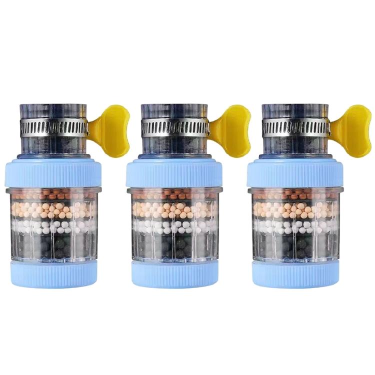

3pcs Kitchen Faucet Water Filter Portable Faucet Extension Adapter Tap Filter Attachment Suitable for Kitchen Daily Use 1