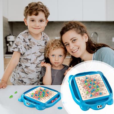 Ketten-Triggle-Schachspiel, Triggle-Gummiband-Spielspielzeug für Kinder, interaktives Brettspiel-Kampfset für Familienfeiern