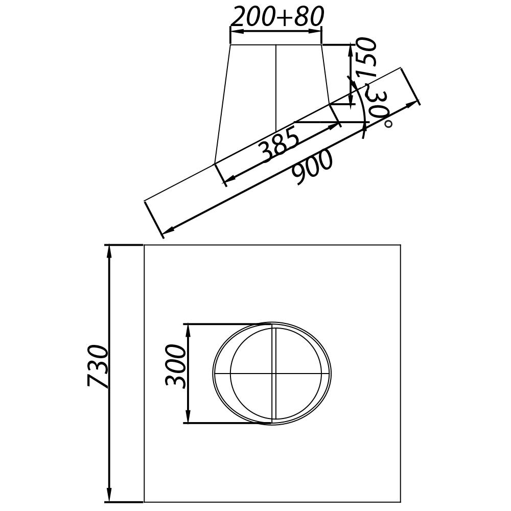 ADAM DW Leaden Roof Passage Fi 200 30°
