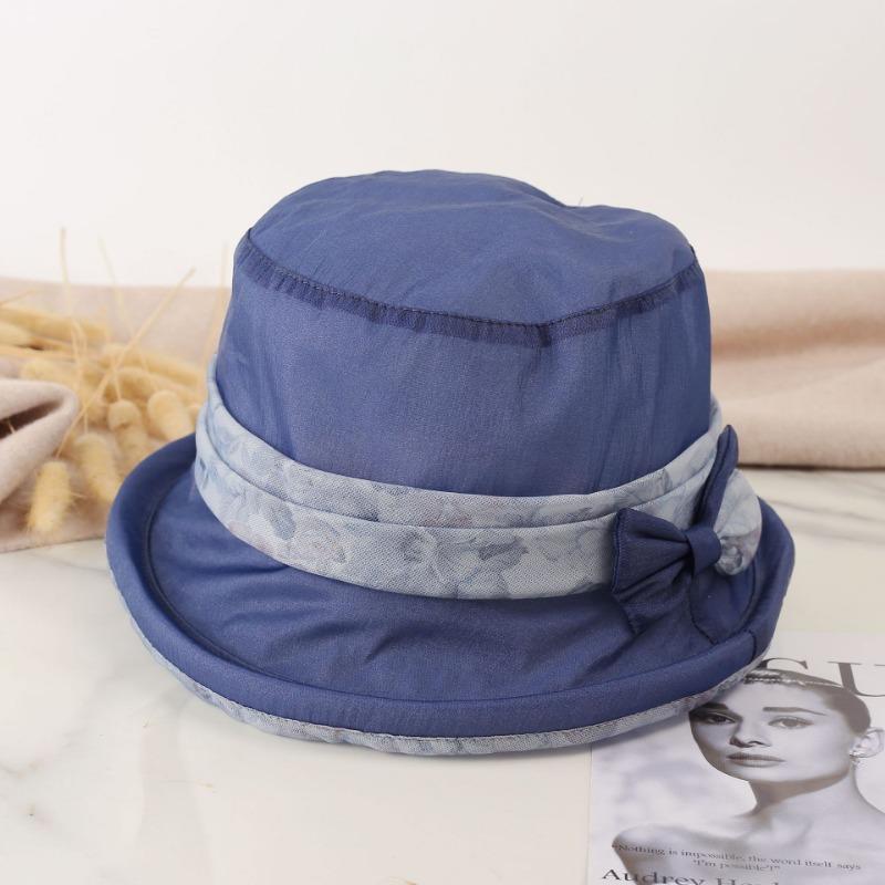 Protecție solară Protecție UV Umbrelă de soare Pălărie de pescar Căciulă de găleată de epocă pentru femei.