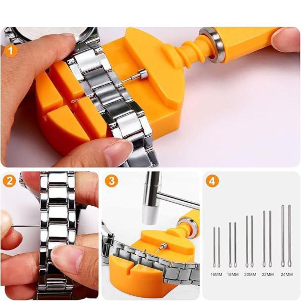 31Pcs/Set Precision Watch Link Removal Tool Kit Professional Watch Strap Repair Tool Kit  Gifts