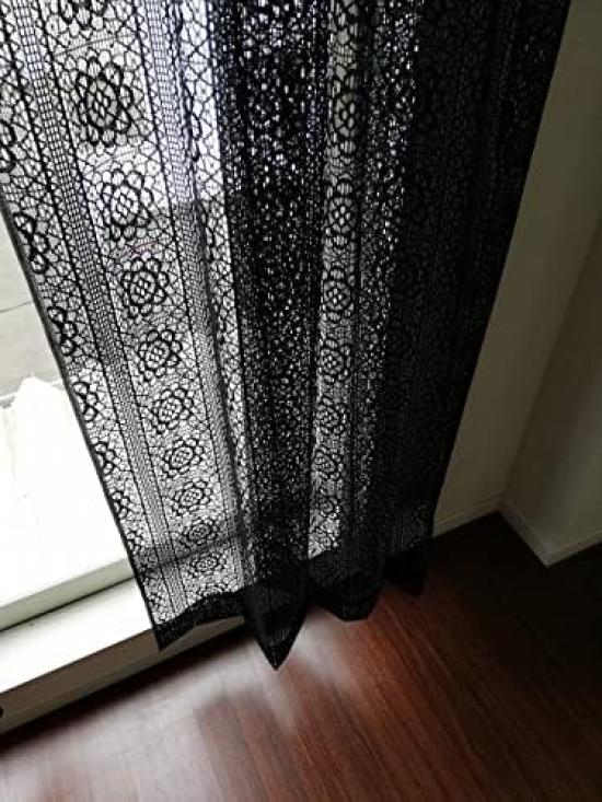 Kaei Lace Lace Set of Made In Size Lightly Fluttering In the These Curtains Let In Modern and with Just the Right Amount of Sheer for a Tranquil Width