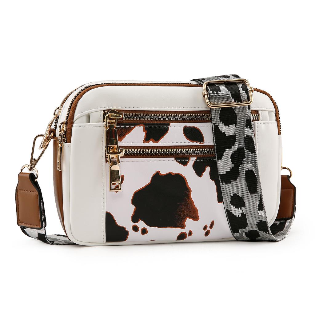 Versatile Casual Pu Women'S Bag, Simple And Advanced Shoulder Bag, Large Capacity Wide Shoulder Strap, Messenger Bag Tide