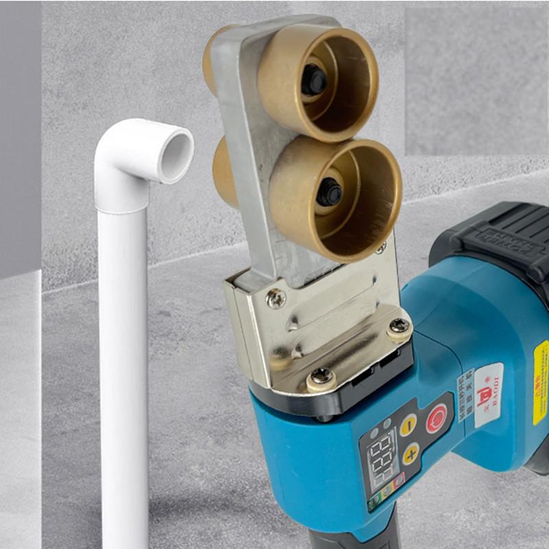 Neue elektrische PPR Wasserrohrschmelzmaschine Kunststoffschweißmaschine mit Ersatzköpfen Akku-Heißschmelzmaschine