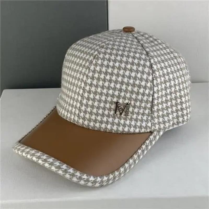 

Qiandongge Brim M Standard Autumn and Winter Cap Women s Retro Baseball Cap adjustable бежевий
