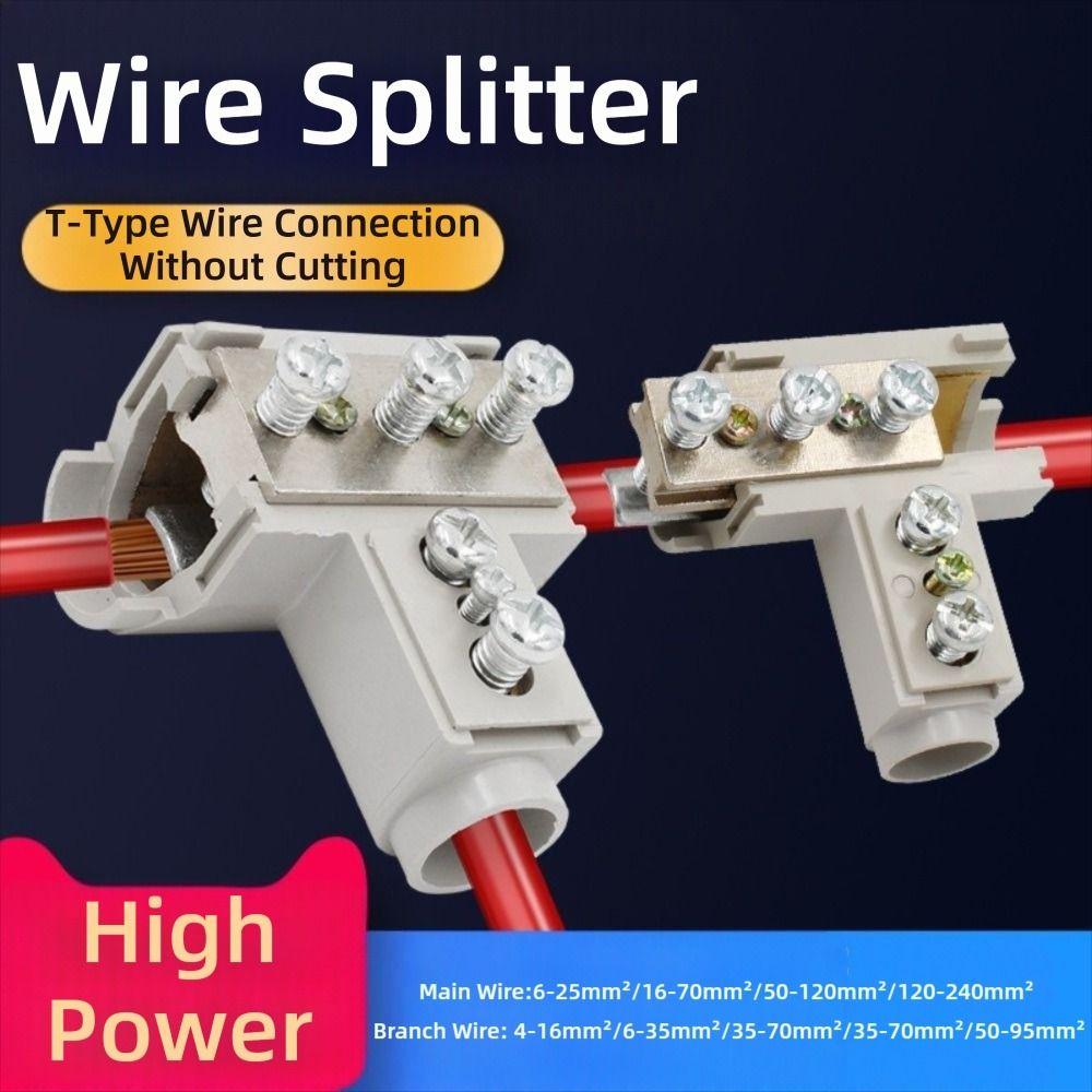 Conductor Brass High Power Splitter High Power Fast Connector Quick Terminal Block