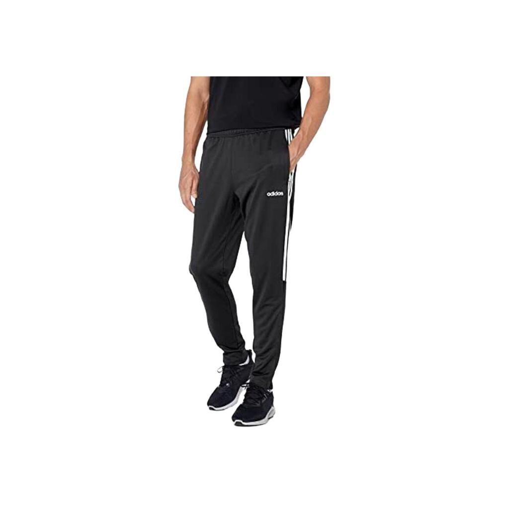 Adidas Three-Stripe Casual Training Running Knit Pants Men Bottoms Black DY3133