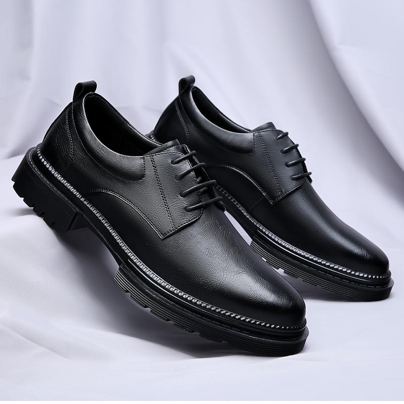 New men's formal leather shoes Fashionable minimalist design Wedding Outdoor Party work Office  Leisure business men's shoes