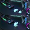MAMBASNAKE x ATTACK SHARK X11 Ultralight Gaming RGB Magnetic Charging Connection Dual Bluetooth DPI PAW3311 HUANO Broadcom Energy Ergonomic White
