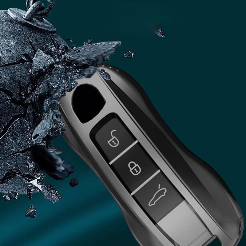 Für Porsche Für Panamera Cayenne Cayman Macan Boxster 911 9ya 971 Schalenschutz Weiche TPU Fernbedienung Auto Schlüsselhülle Abdeckung