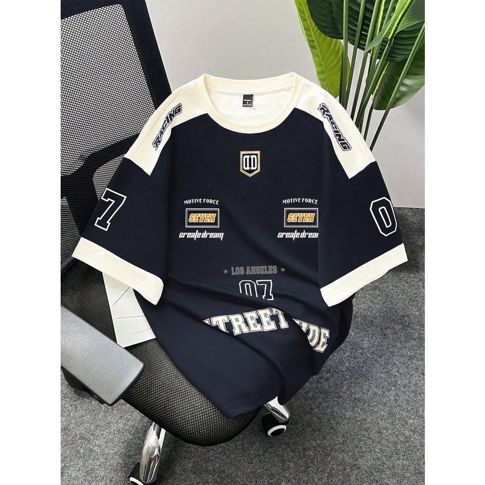 Men's T-shirt - Breathable Lightweight Casual Sports Digital Print Streetwear Men's T-shirt