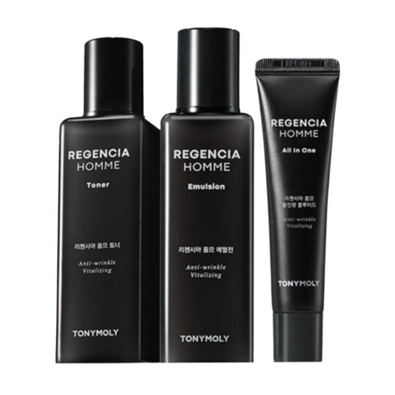 TONYMOLY Regencia Homme Skincare Set (Toner 150ml + Emulsion 150ml + Fluid 30ml)
