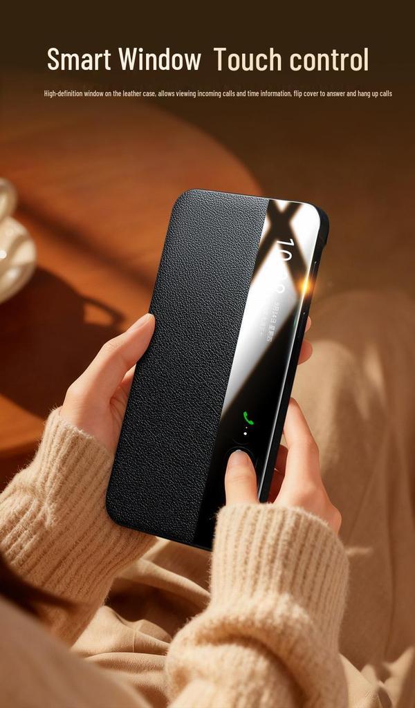 Huawei Mate 80 Pro Max Magnetic Leather Flip Case with Smart Sleep RS Protection