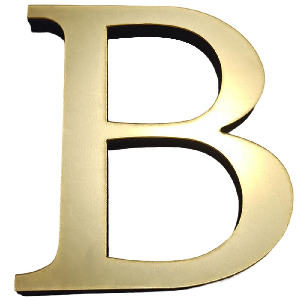 Stikere de Perete Acrilice 3D cu Litere Engleze de 20cm, Litere Decorative, Decorațiuni de Perete, Ornamente de Perete cu Alfabetul Auriu pentru Artă Murală