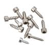 304 Pan Head Self-Tapping Coarse Thread Screw M1.7-M6 with Hex Socket