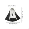 Adorable Pet Clothes Cloak for Party Black/White Funny Cosplay Costume Cat Puppy