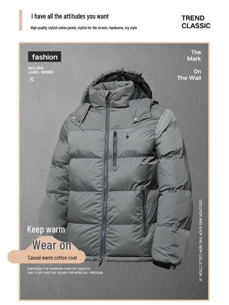 Veste Chaude à Capuche Coupe-vent Unisexe - Version Haute