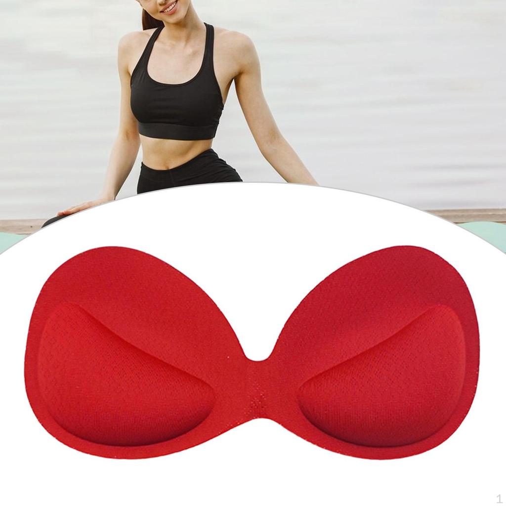 2 stycken BH-kuddar Inlägg Bröst för Bikinitoppar Badkläder